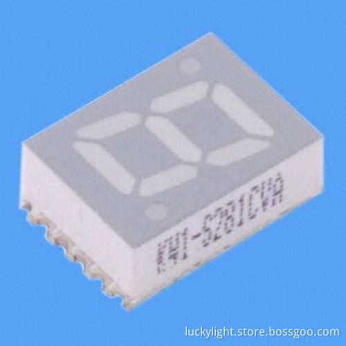 0.28-inch Single Digit LED Display with Low-power Consumption
